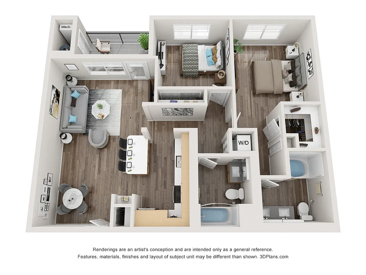 Floor plan 2X2