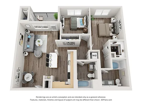 Floor plan 2X2