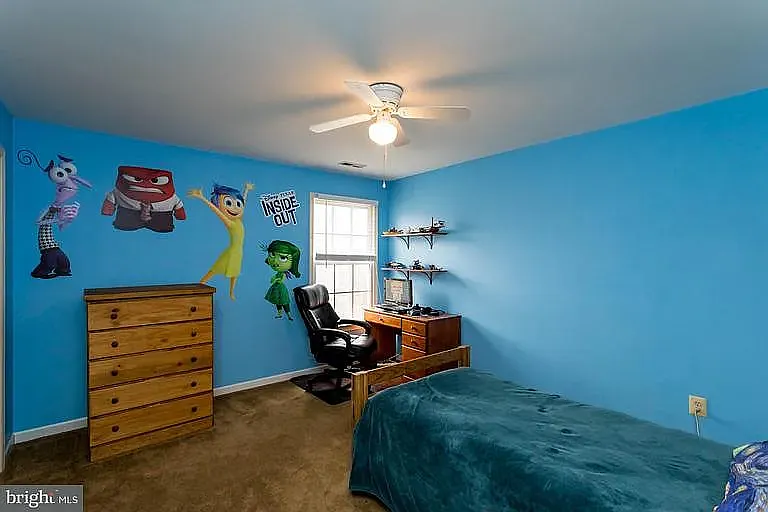 Bedroom #3, carpets have been replaced and walls have been painted alabaster.
