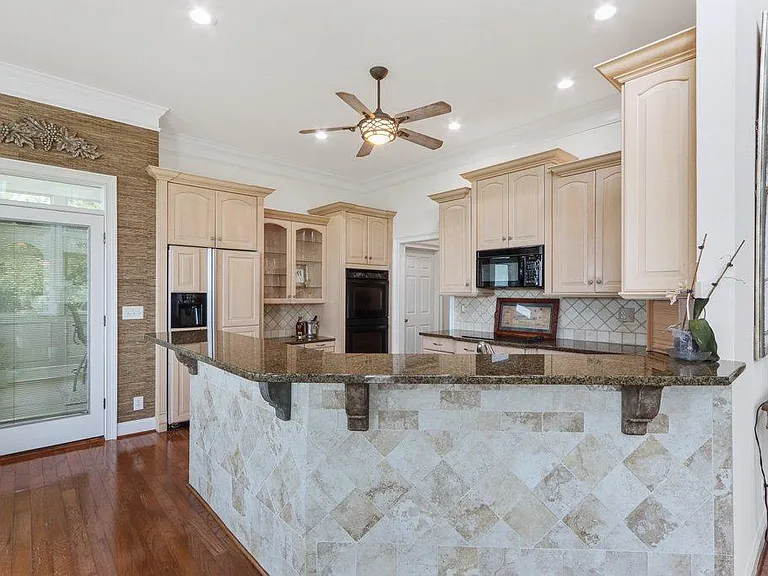 White oak cabinetry in the kitchen