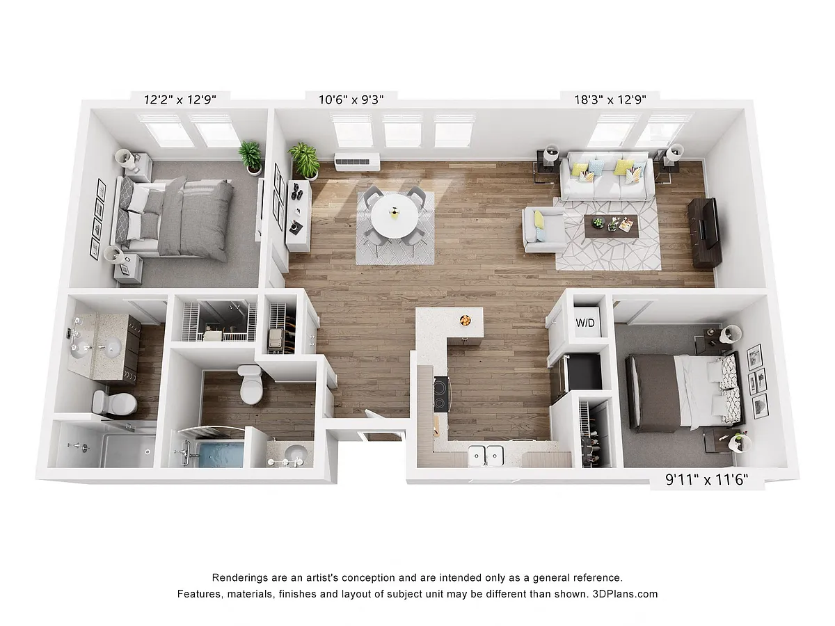 Floor plan 2X2