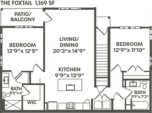 Floor plan The Foxtail