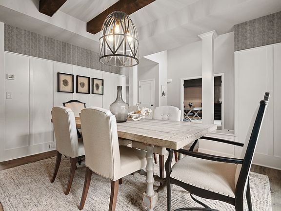 Dining Room of the Nottingham Model from Garman Builders