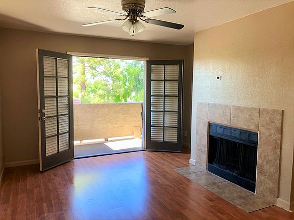 Balcony with open doors.