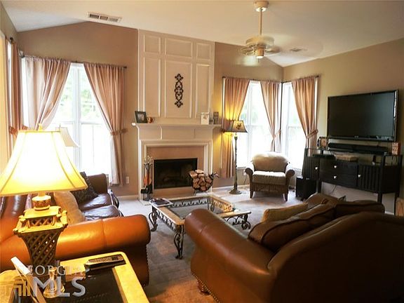 Great room with fireplace