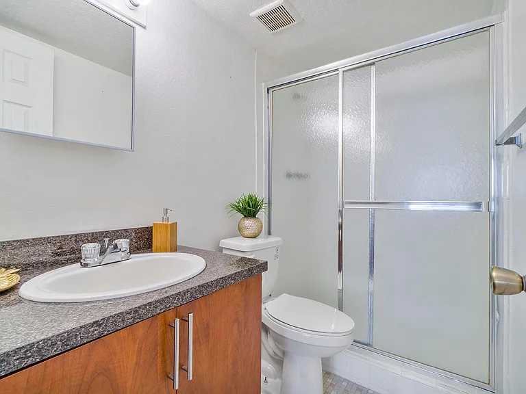 2 BEDROOM APT- MASTER BATHROOM WITH SHOWER