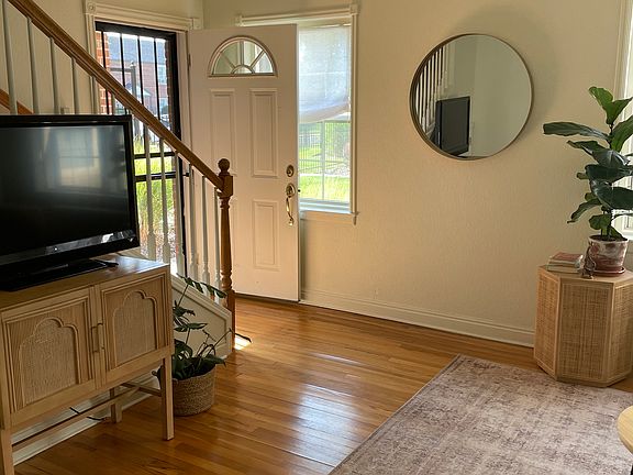 TV and front door