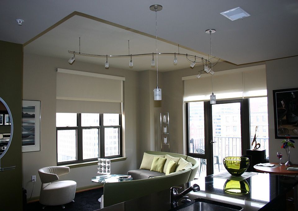 living room & dining area