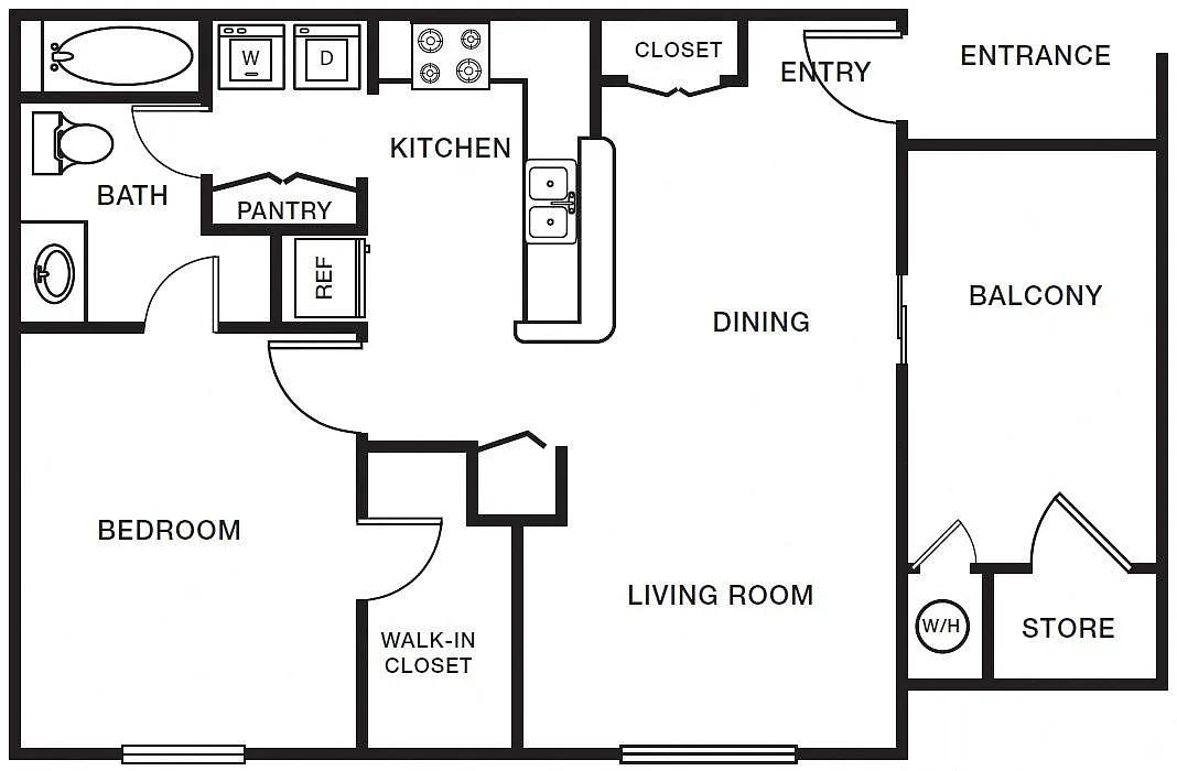 Floor plan A1/A2