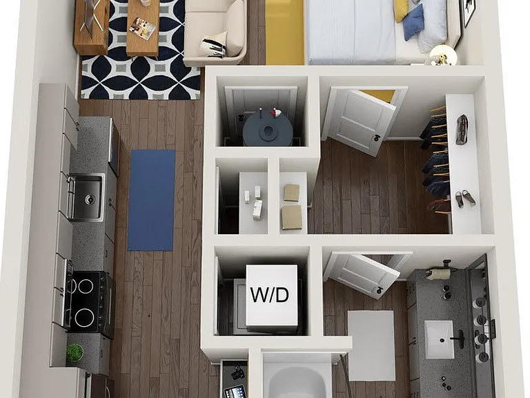 S1 floor plan NoDa Wandry