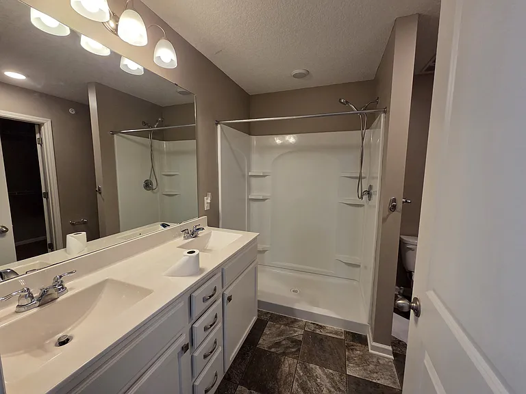 In-suite bathroom.