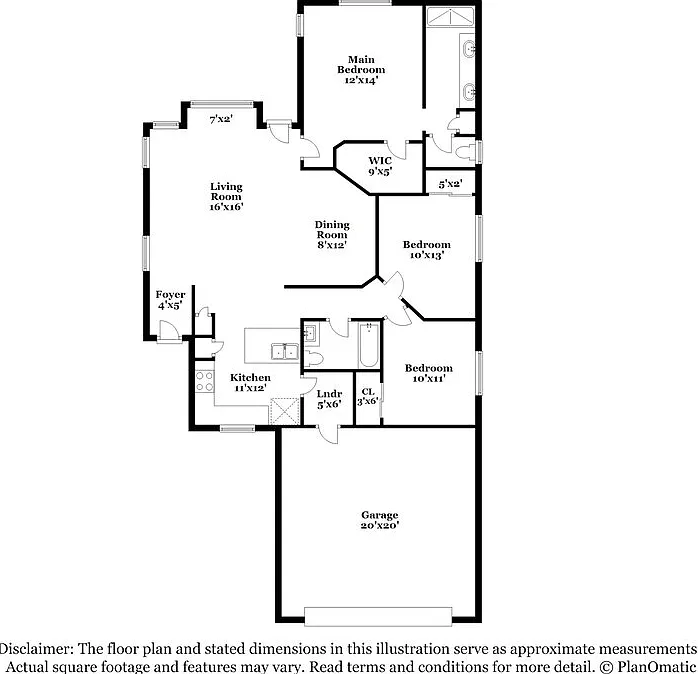 3 bed, 2.0 bath, 1322 sqft, $1,805 — Photo 2