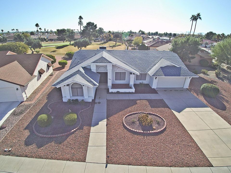 aerial front of home