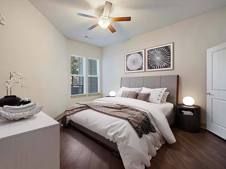 Relax in your bright and cozy bedroom, your perfect personal retreat.