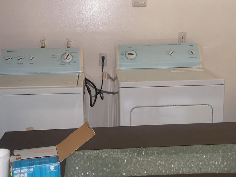 This is the in house washer and dryer