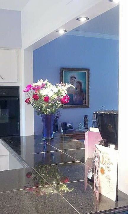 Fresh paint now all White walls..