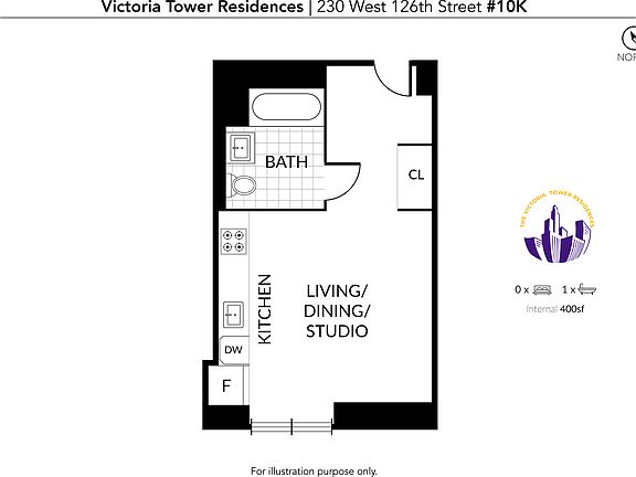 2nd image of 230 W 126th St #10K