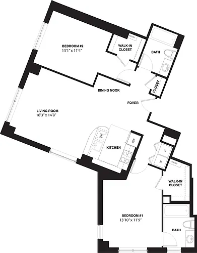 Floor plan Norwood (No Balcony)