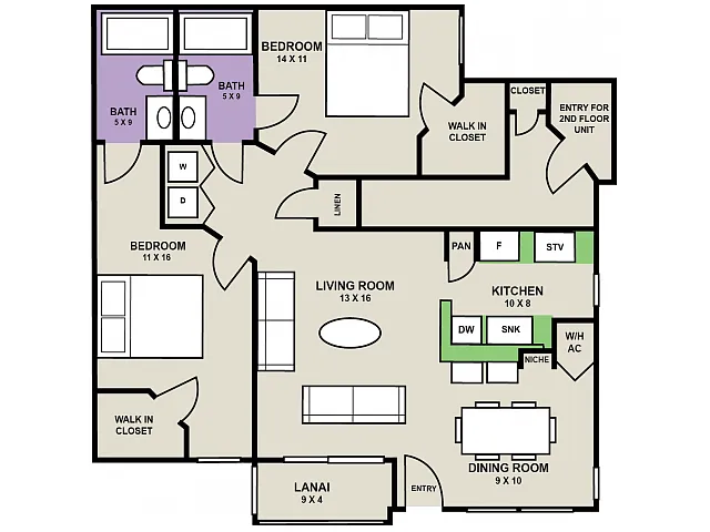 Floor plan The Osprey