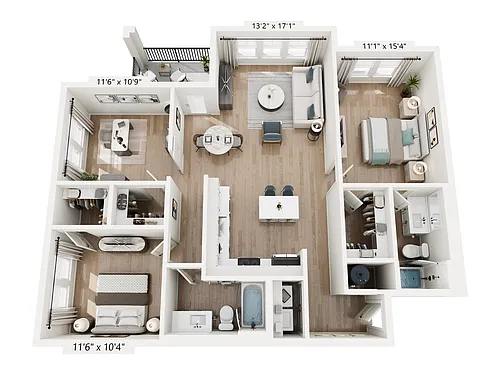 Floor plan B3-Den