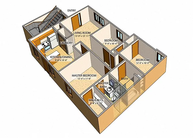Floor plan Stonington Park