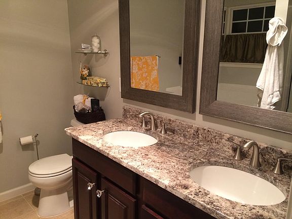Exotic Granite in the Master Bath