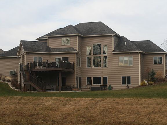 Very private back yard.