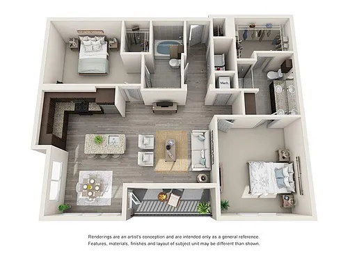 Floor plan Ray 2x2