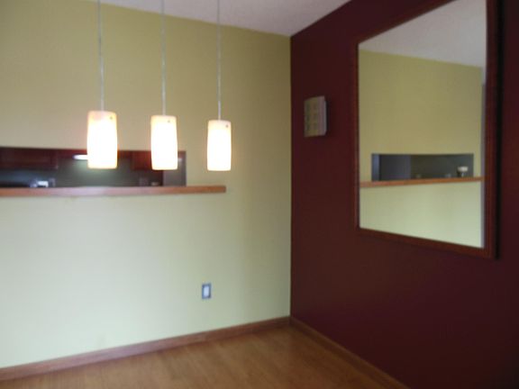 dining area opens to living room