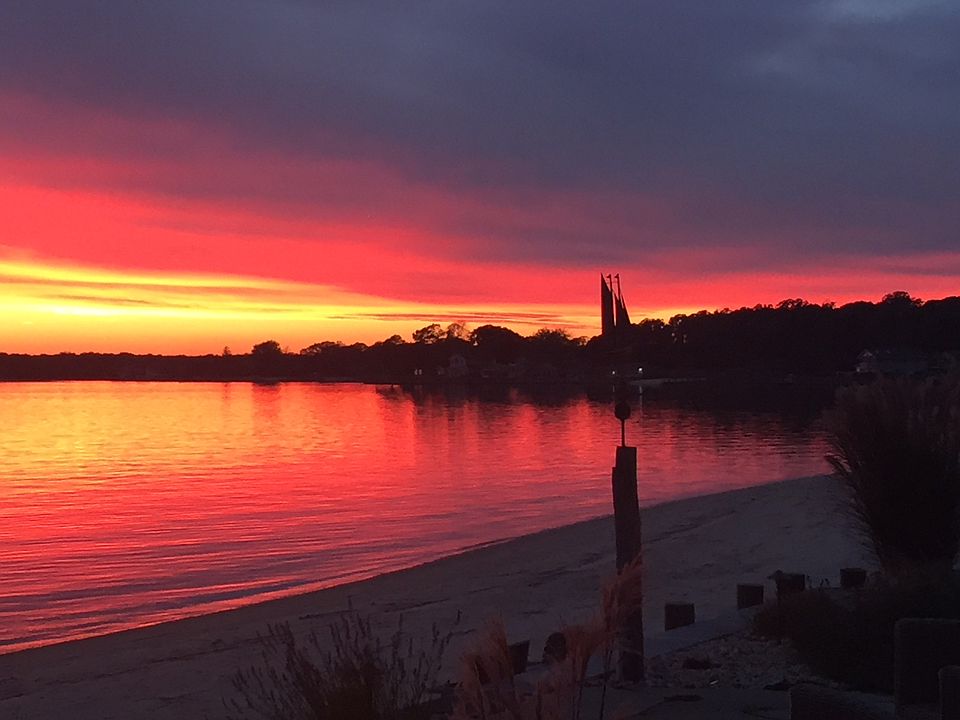 We have gorgeous sunsets all