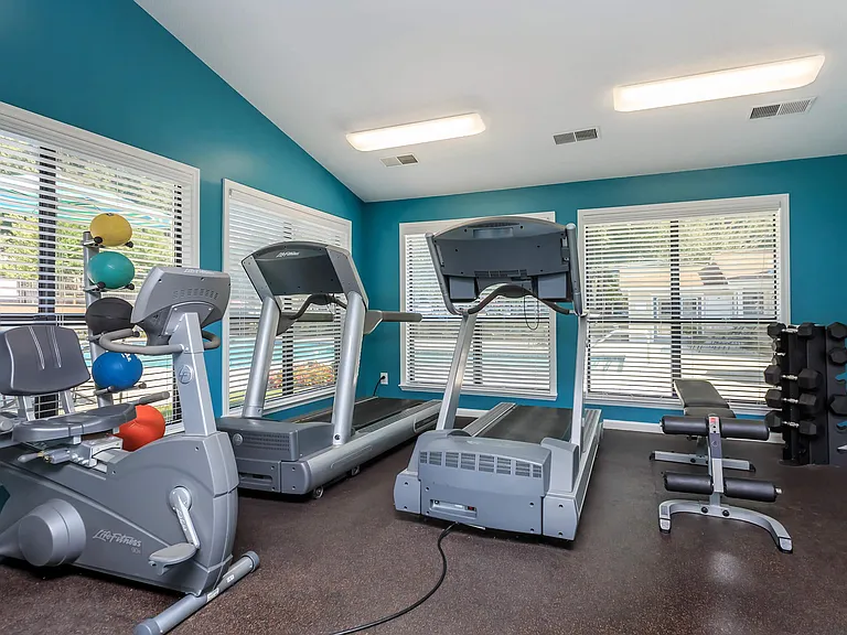 State-of-the-Art Fitness Center with Cardio and Strength Training Equipment