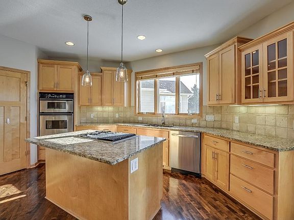 A functional kitchen any aspiring chef will love! The center island offers the perfect place for a quick snack.