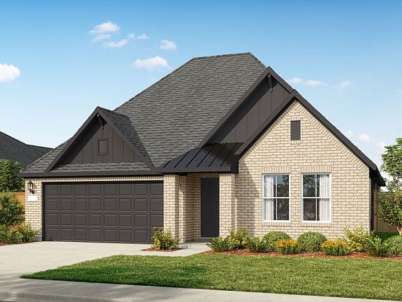 Exterior FC202, a one-story new construction home with a 2-car garage
