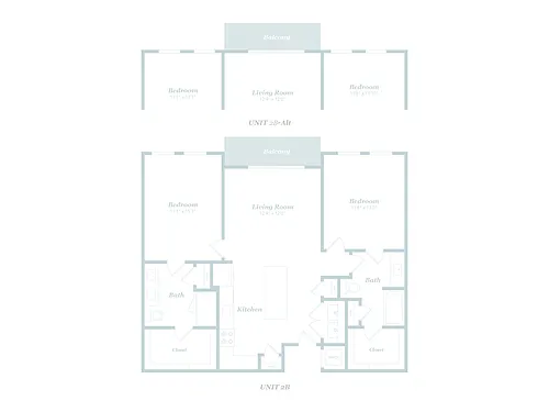 Floor plan 2B