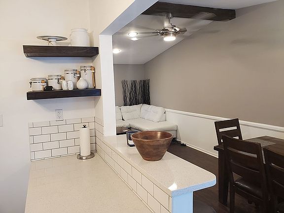 Kitchen with Quartz Counters