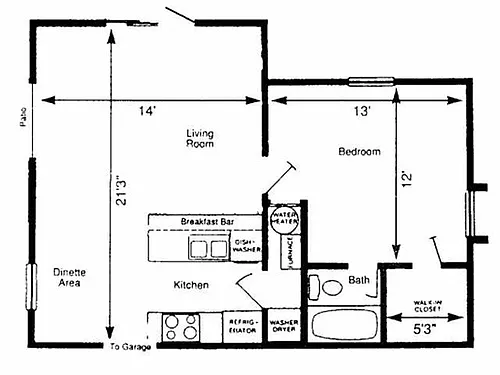 Floor plan EAST 1L