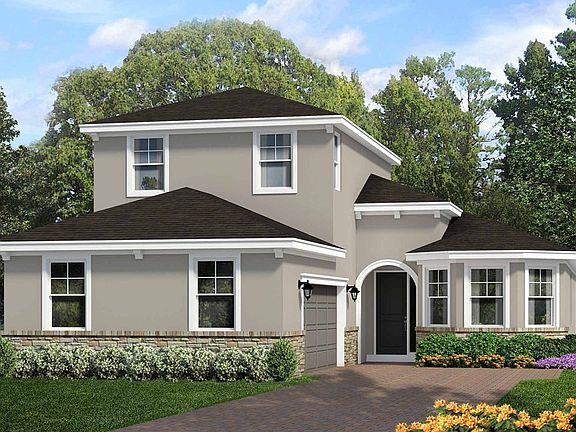 Elevation B - Side Garage