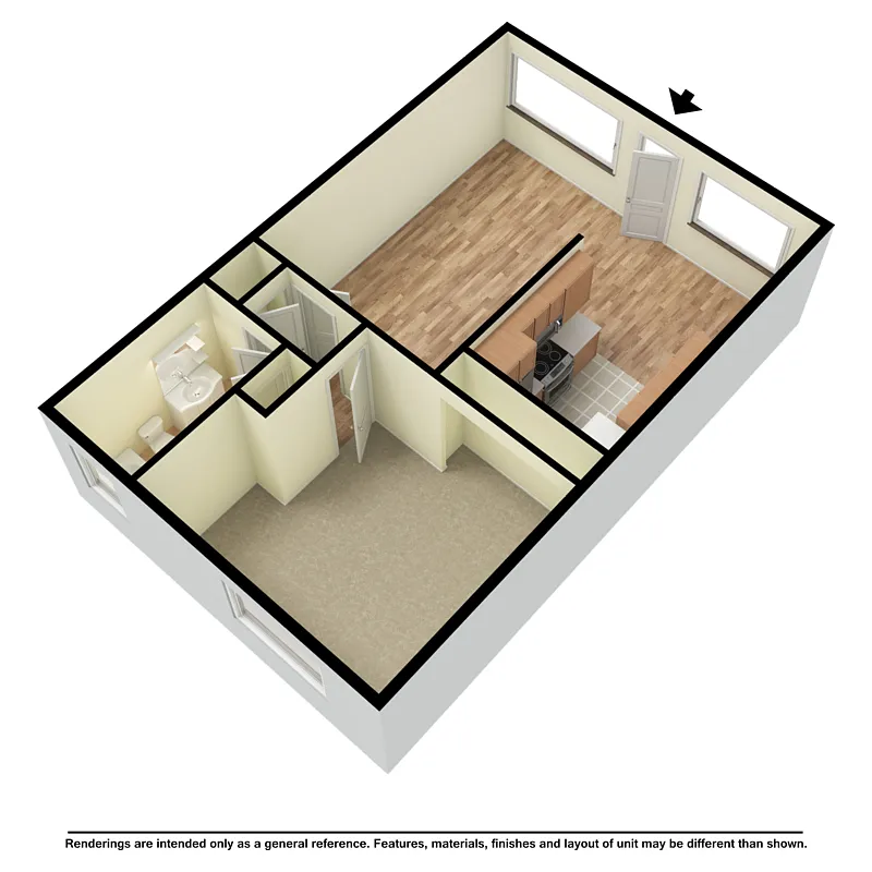 One bedroom, one bathroom - Tanglewood