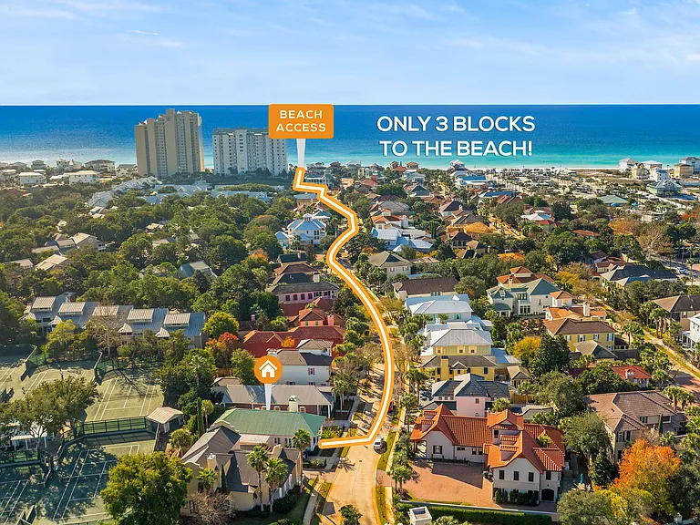 walking distance to the beach