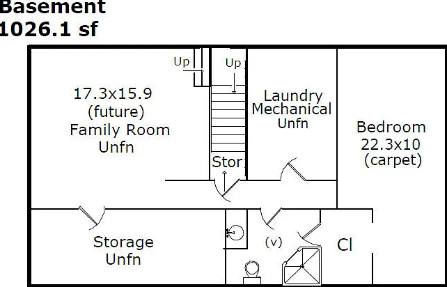 Basement floorplan