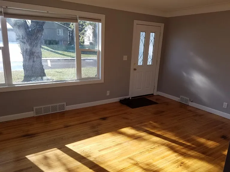 Front Entry & Living Room