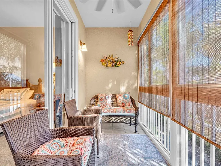 Balcony off the owner's suite, is private, and sound proof, also access to the main living room