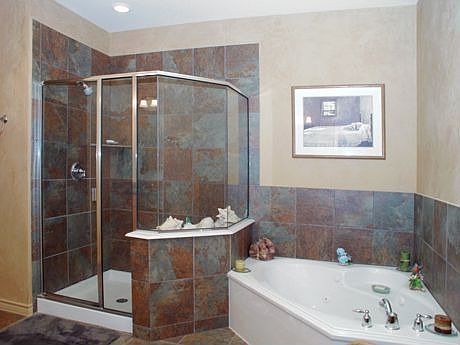 Garden Tub and Oversized Shower