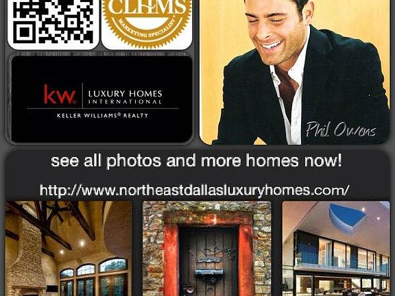 Luxury Home Realtor Phil Owens Luxury Dallas Homes by Keller Williams www.LuxuryNorthDallasHomeSales