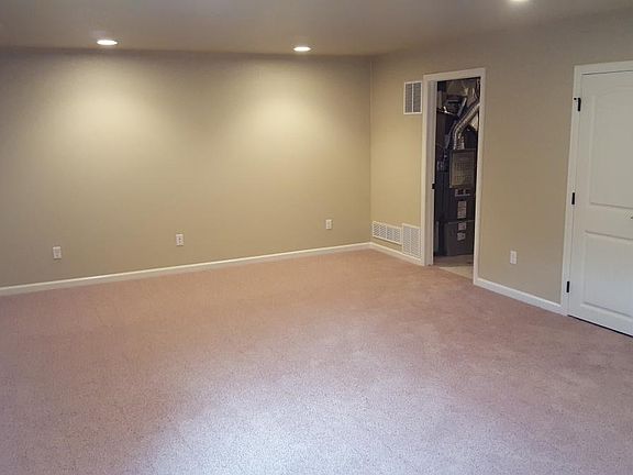 Rec room in finished basement