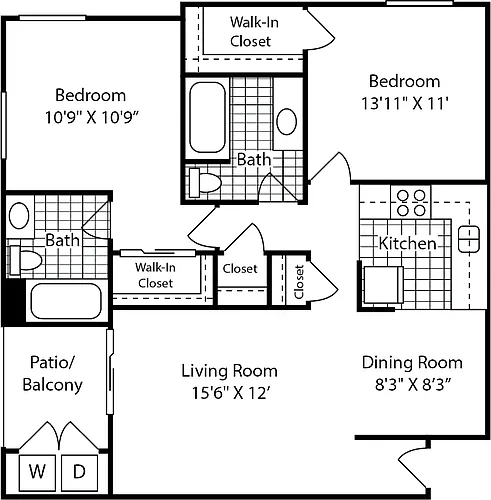 Floor plan Plan B