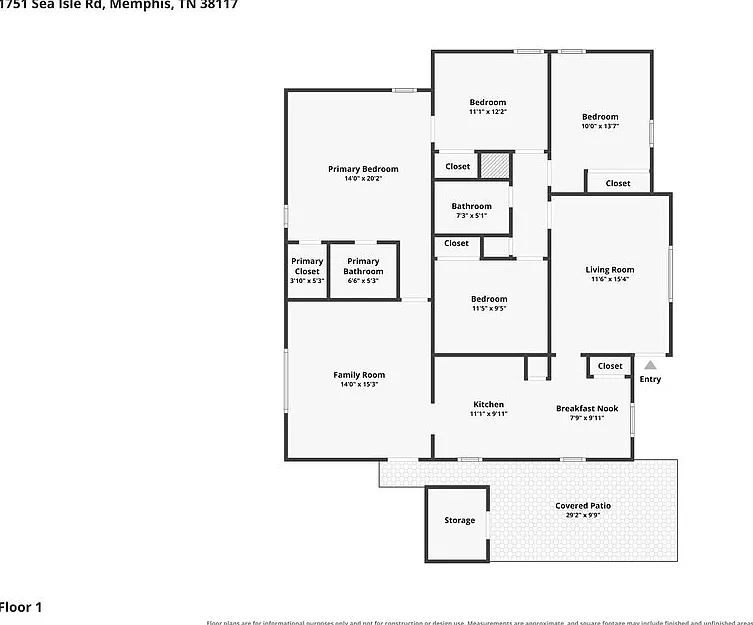 4 bed, 2.0 bath, 1405 sqft, $1,575 — Photo 2