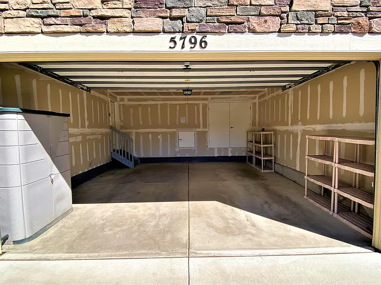 Two-car attached garage (22' x 21').
