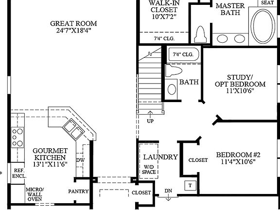 Stairs to Optional Alternate 2nd Floor - 1st Floor