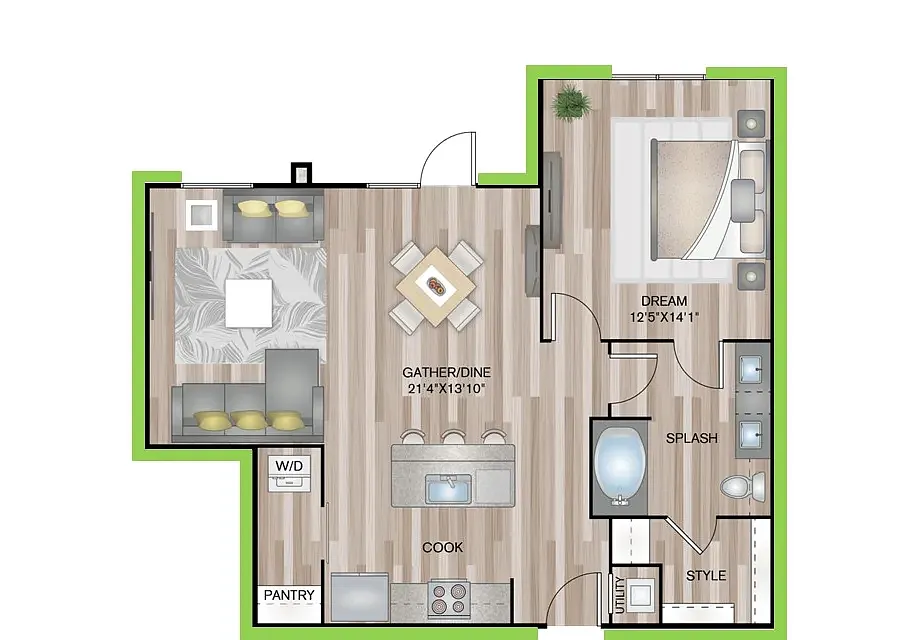 Floor plan A3AP8